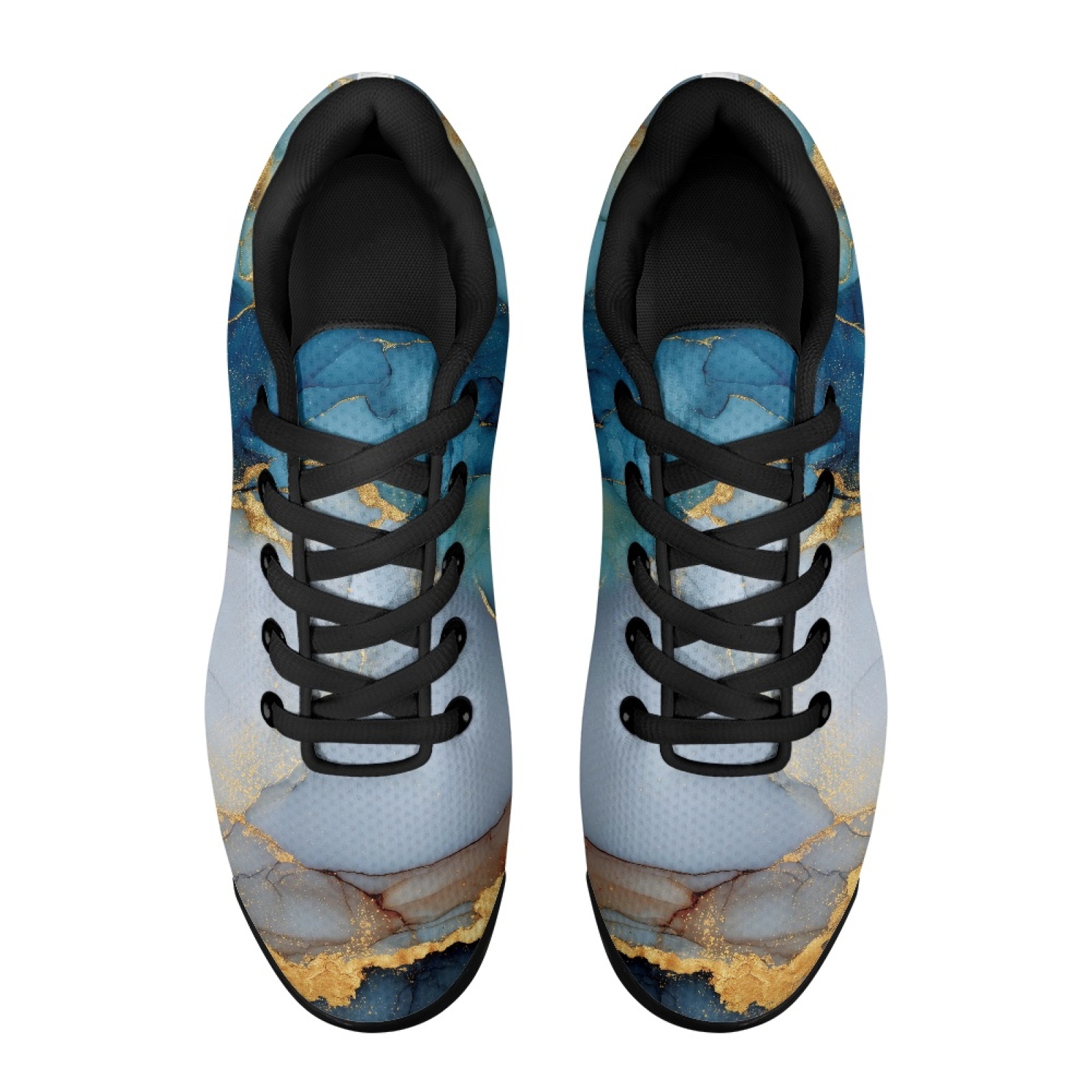 PENSTROLL Blue Gold Vein Tenni - Air Cushion Jogger Shoes Men review and price