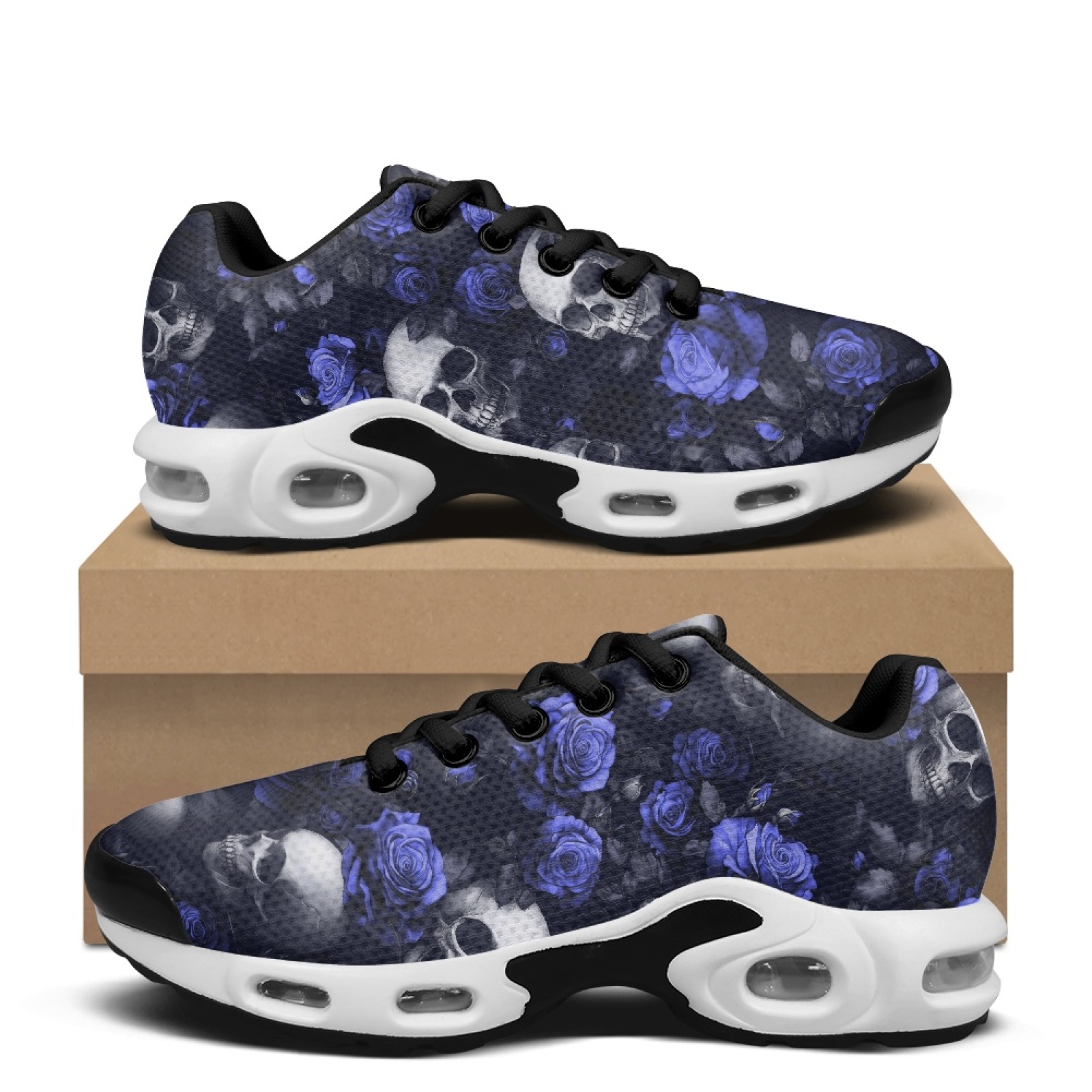 PENSTROLL Blue Rose Skull Mesh - Air Cushion Jogger Shoes Men review and price