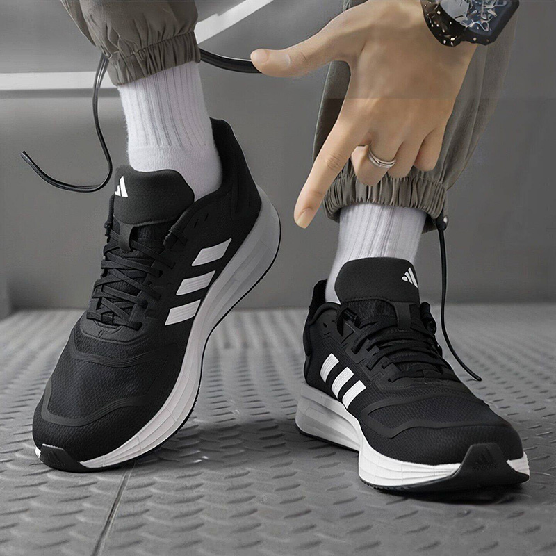 Adidas KJ4020 Mens Athletic Tr - Knit Fabric Lace Up Sneakers review and price