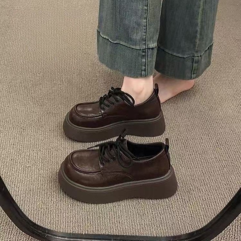 Women Vintage Brown Lace‑up Pl - Women'S Shoes review and price